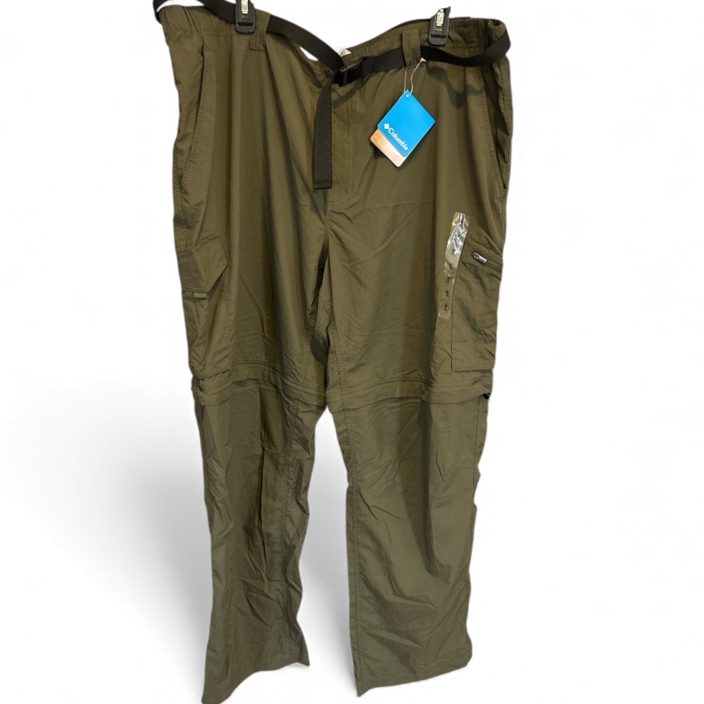Columbia Omni-Shade UPF 50 Convertible Hiking Pants Men’s 46x32 NWT Olive
